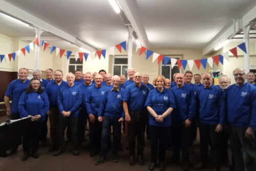 The choir in full garb