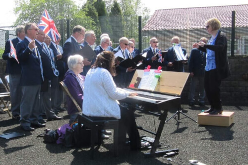 The choir in all its glory