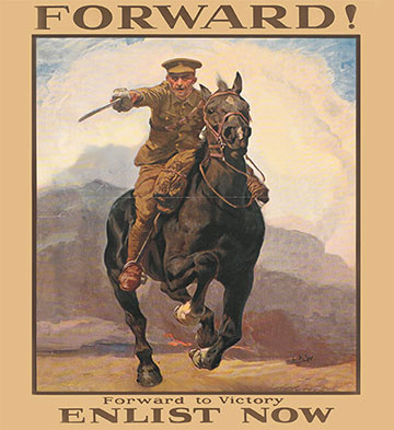 WW1 enlistment poster