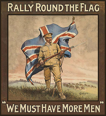WW1 enlistment poster