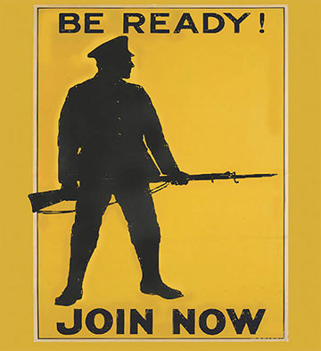 WW1 enlistment poster