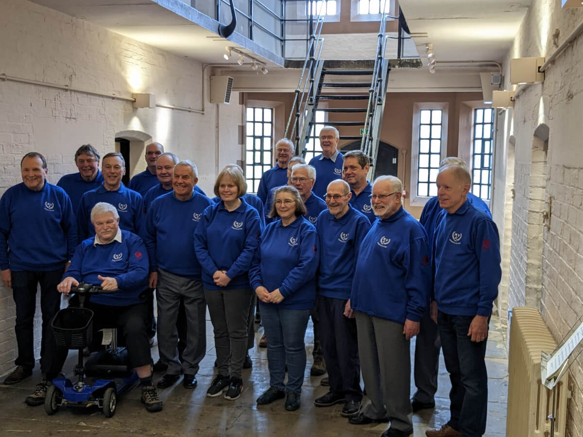 Chapel en le Frith Male Voice Choir performing in prison!